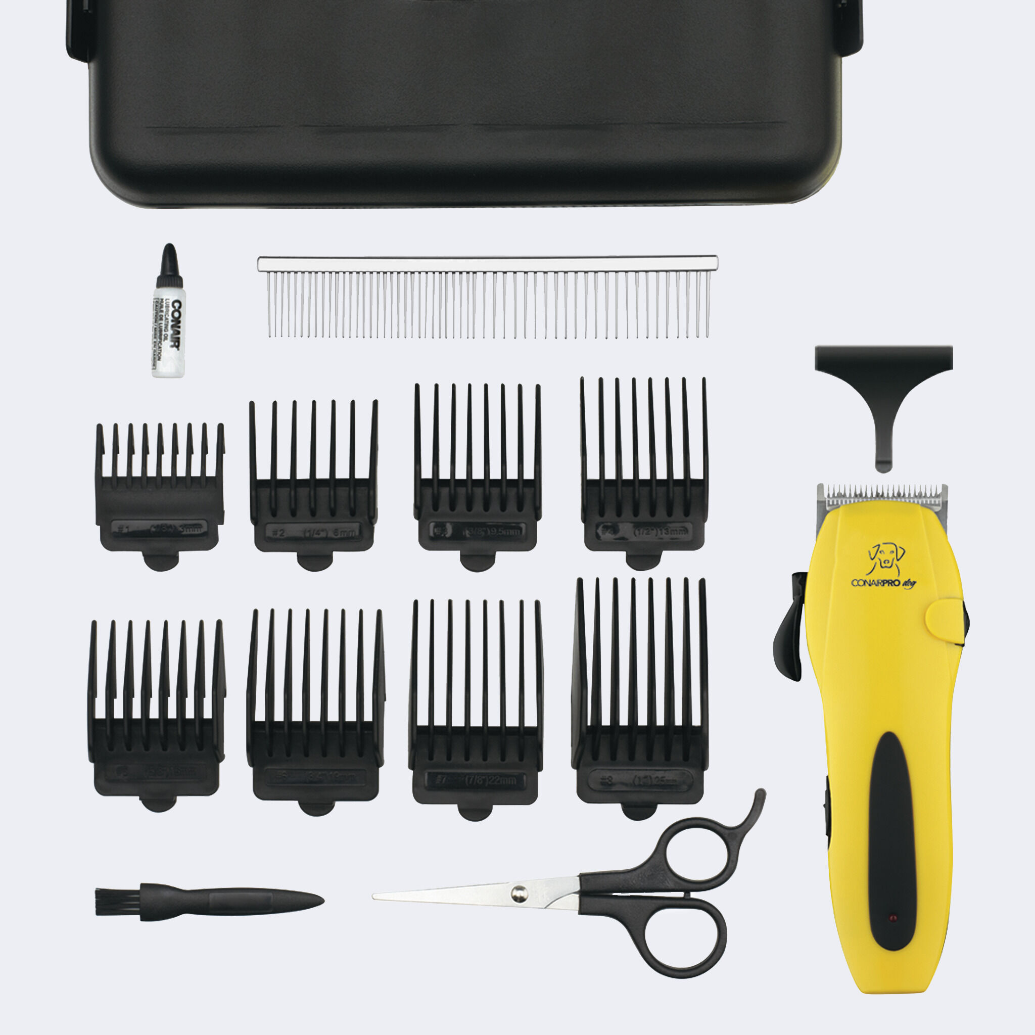 CONAIRPROPET Cordless Clipper 15 Piece Pet Grooming Kit